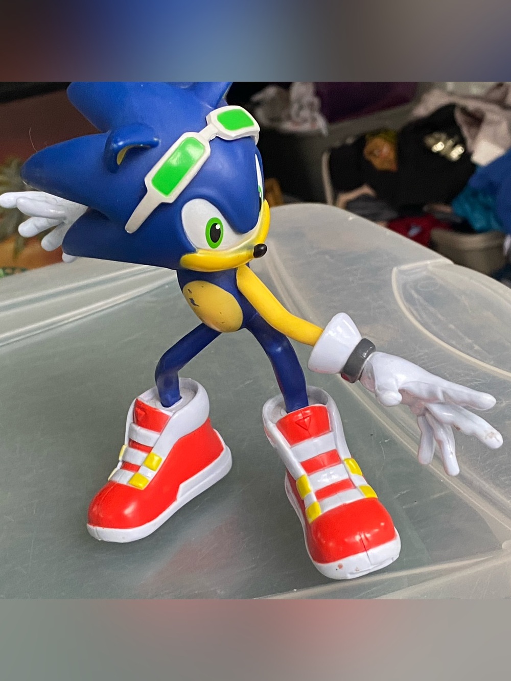 SONIC FREE RIDERS SONIC THE HEDGEHOG FIGURE